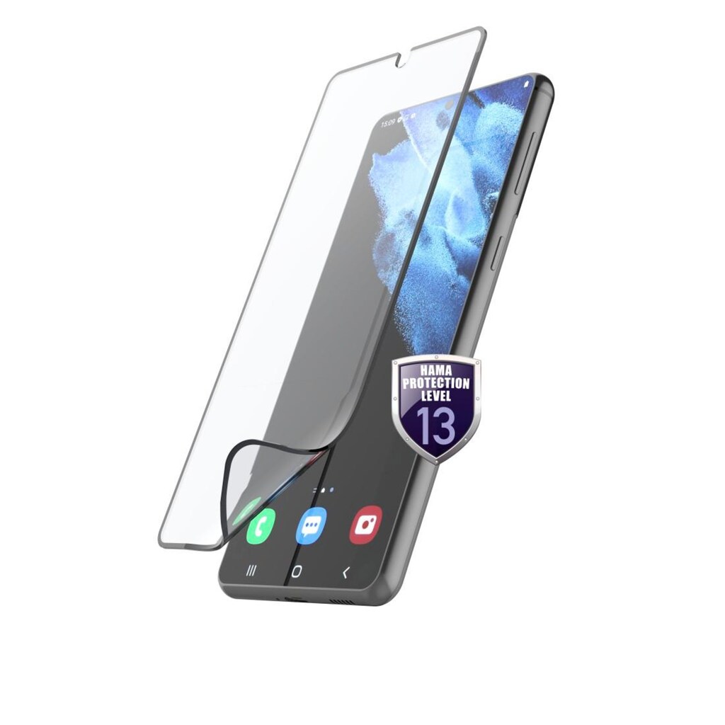 Hama Displayschutzglas »Displayschutz "Hiflex" für Samsung Galaxy S21 (5G)«, für Samsung Galaxy S21 (5G)