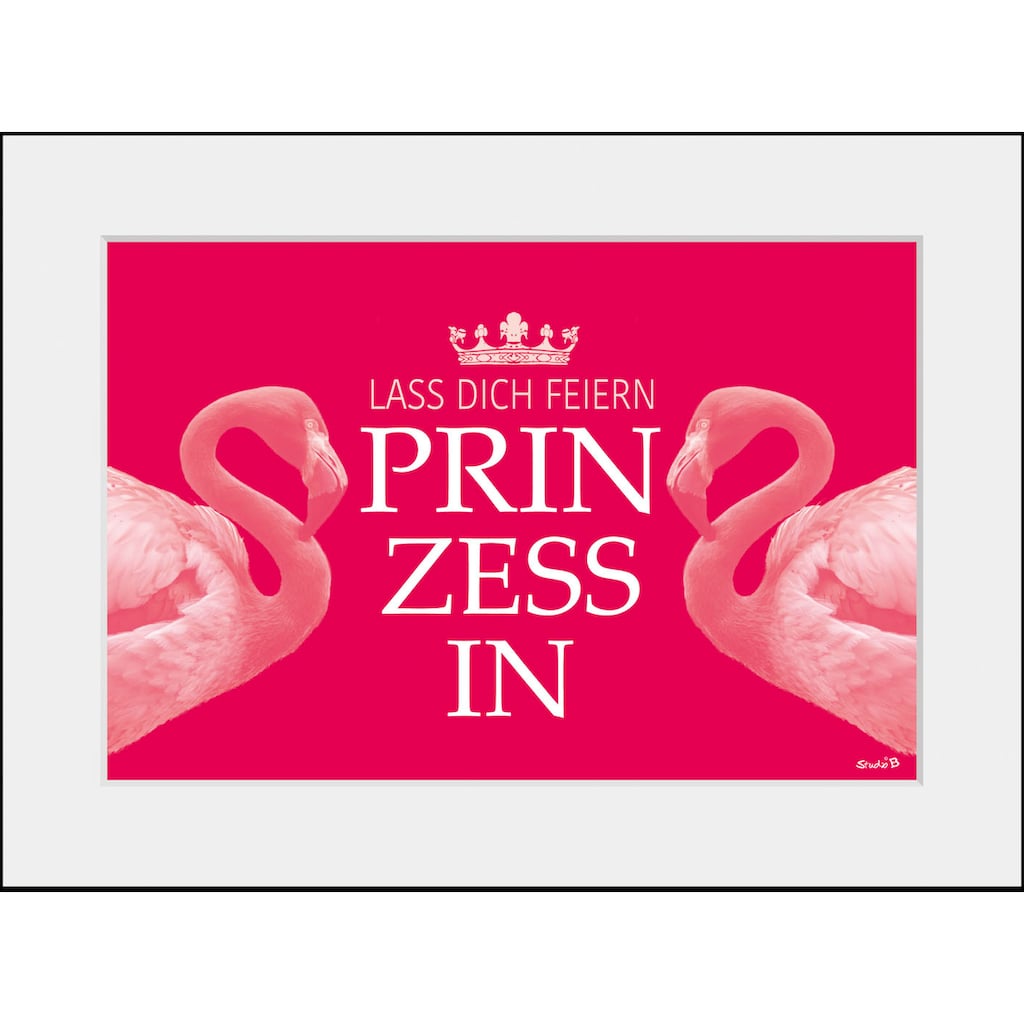 queence Bild »PRINZESSIN«, Flamingos, (1 St.)