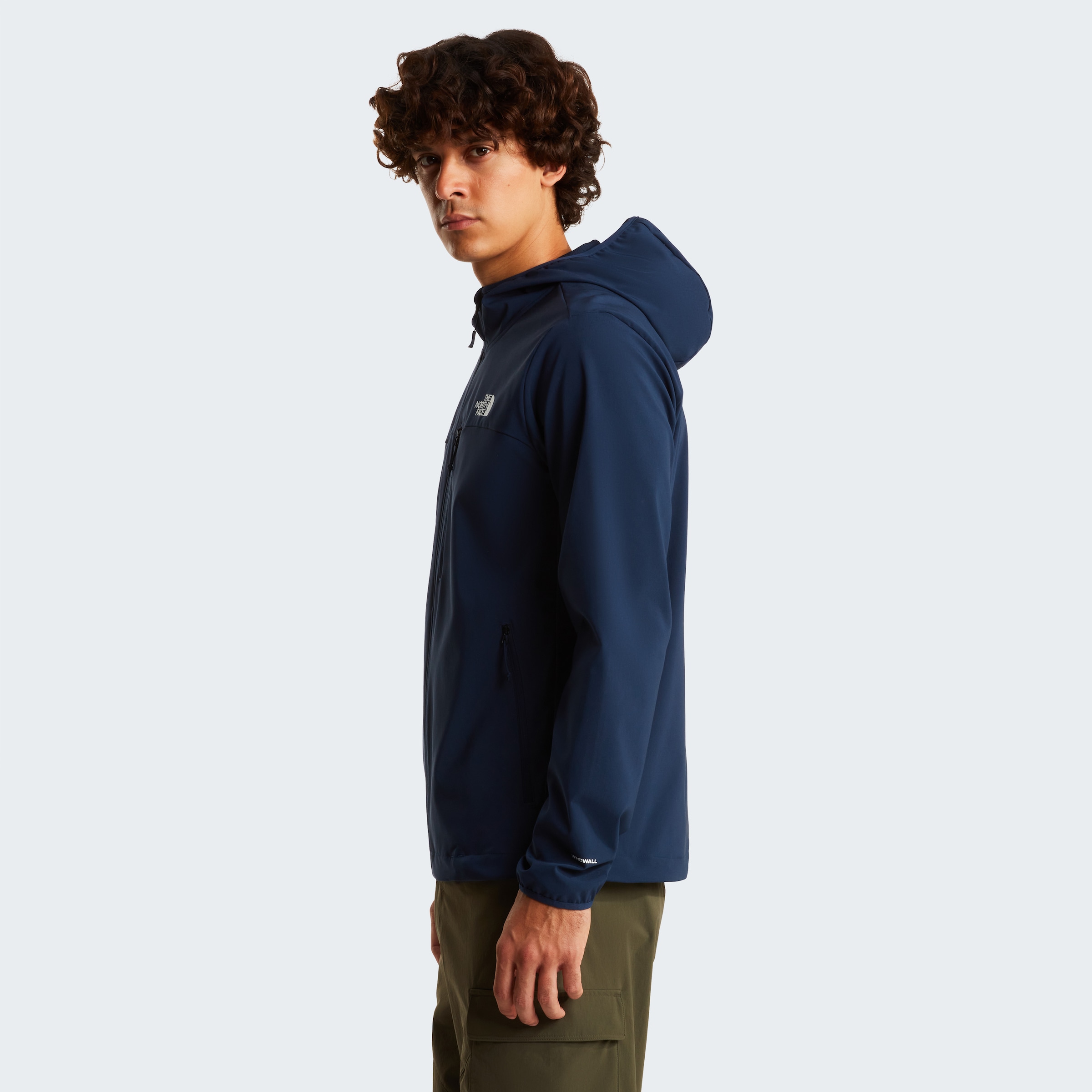 The North Face Softshelljacke »M NIMBLE HOODIE 2« sportlicher Stil, atmungsaktives Material, hochelastisch