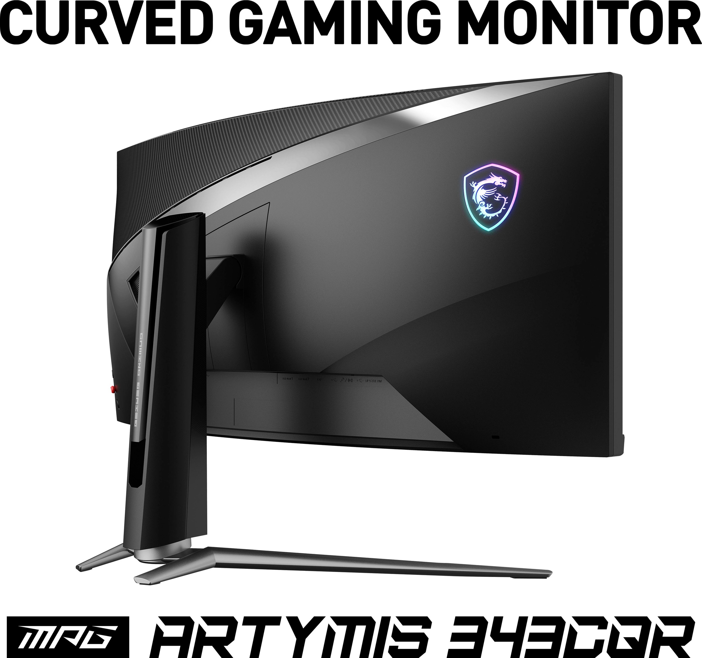 MSI Curved-Gaming-LED-Monitor »MPG Artymis 343CQR«, 86 cm/34 Zoll, 3440 x 1440 px, UWQHD, 1 ms Reaktionszeit, 165 Hz, höhenverstellbar, 3 Jahre Herstellergarantie
