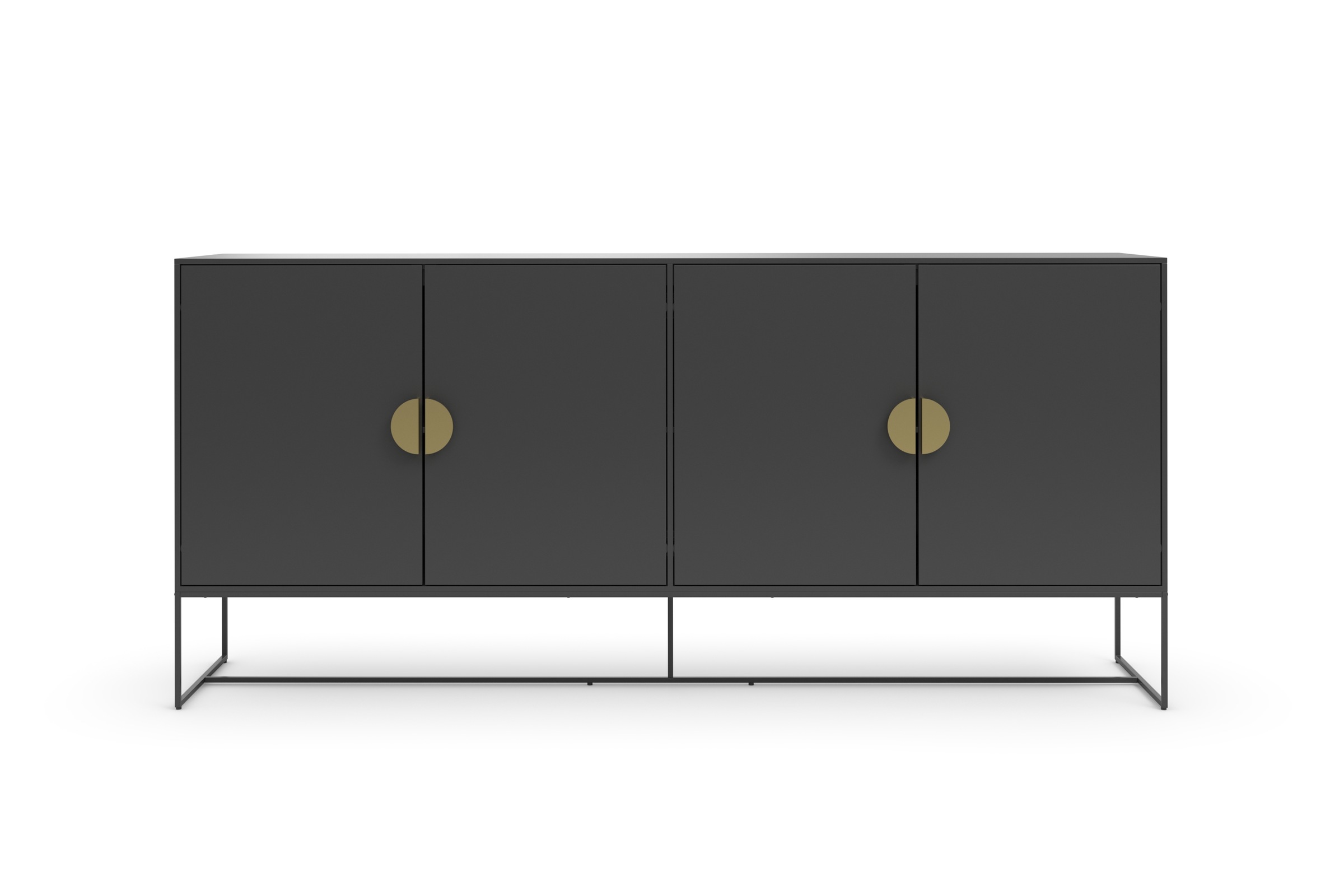 Places of Style Sideboard »Abito«, Kommode mit Drehtüren, 2 Einlegeböden, Breite 180 cm