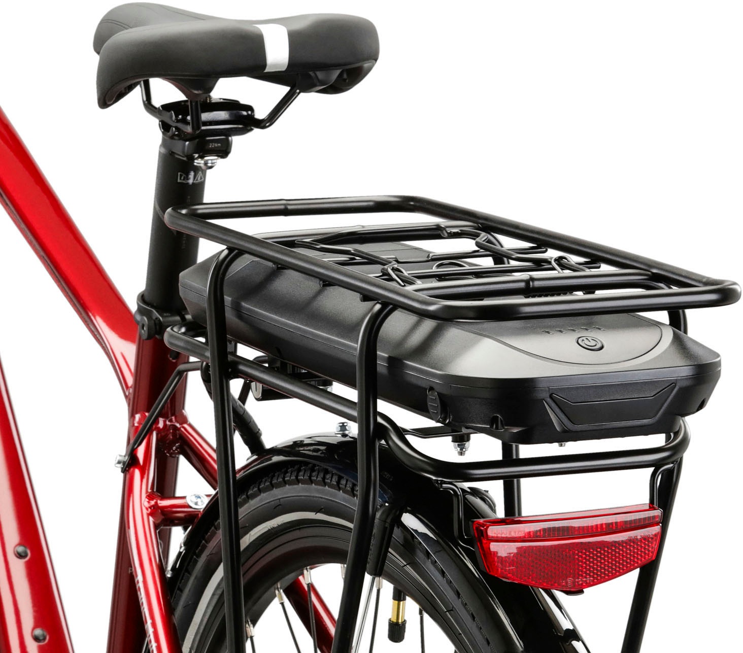 Kross E-Bike »E-Trekkingrad Trans Hybrid EE 28 Zoll rot«, 21 Gang, Shimano, Tourney TX800, Heckmotor 250 W, Pedelec, Elektrofahrrad für Herren