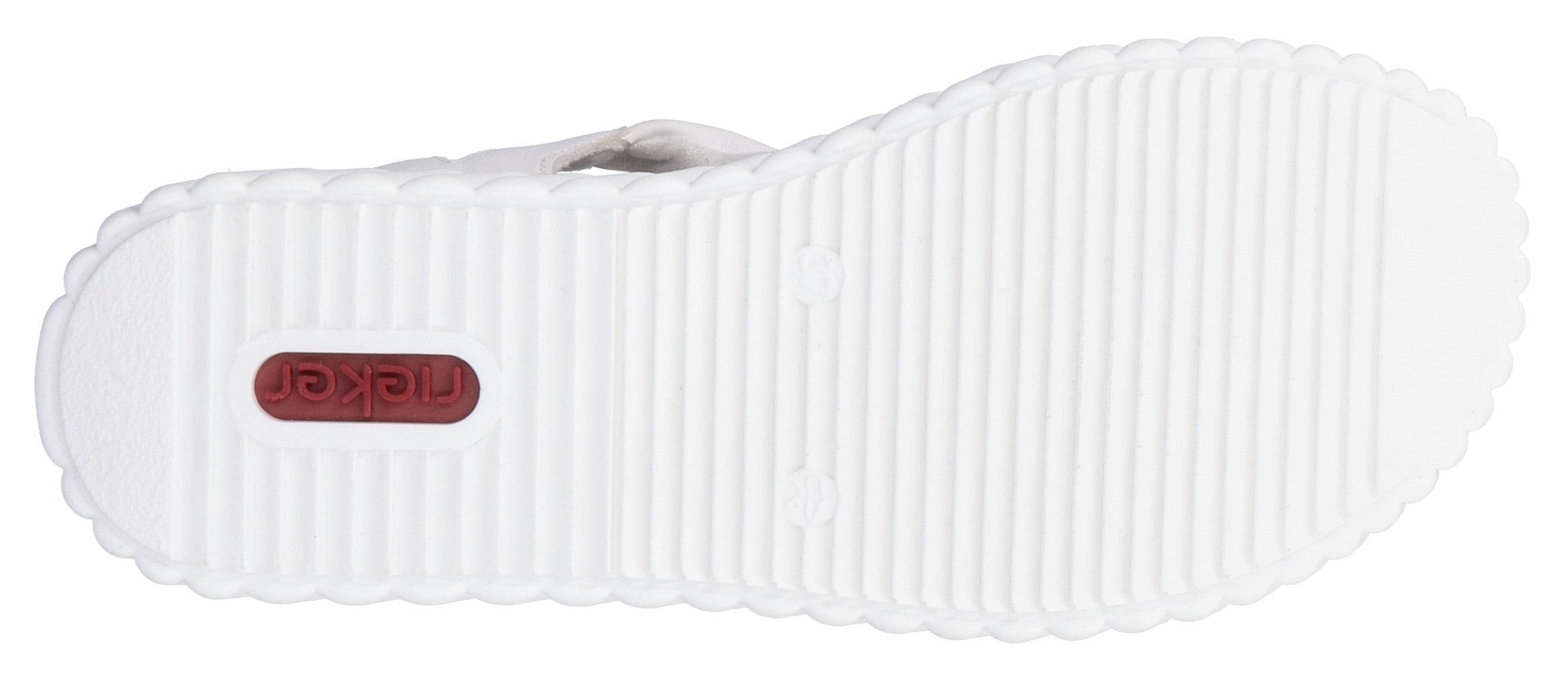 Rieker Sandale, Sommerschuh, Sandalette, Keilabsatz, mit weicher Innensohle