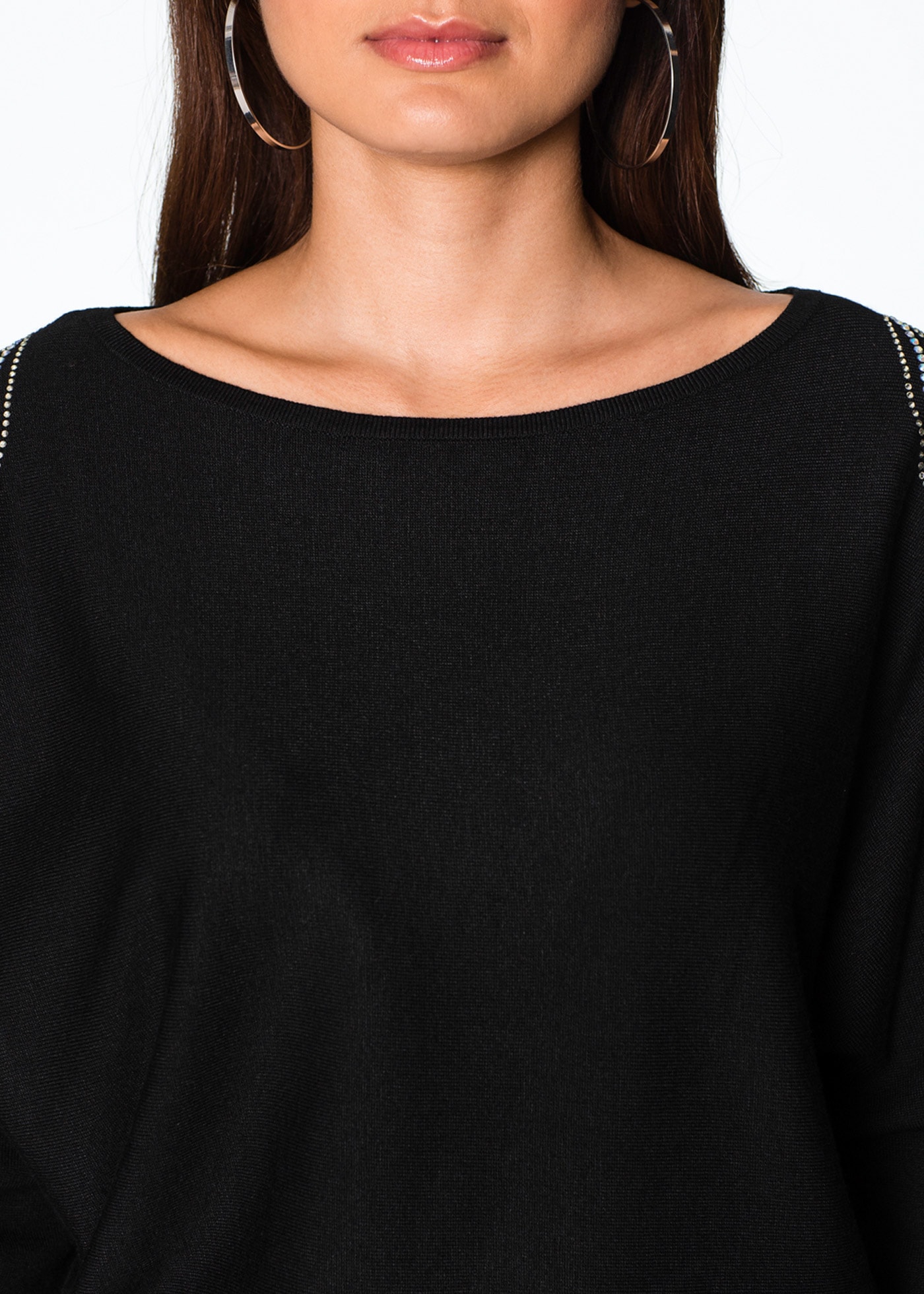 bonprix Strickpullover kuschelweiches Material, bequeme Passform, breites Bündchen