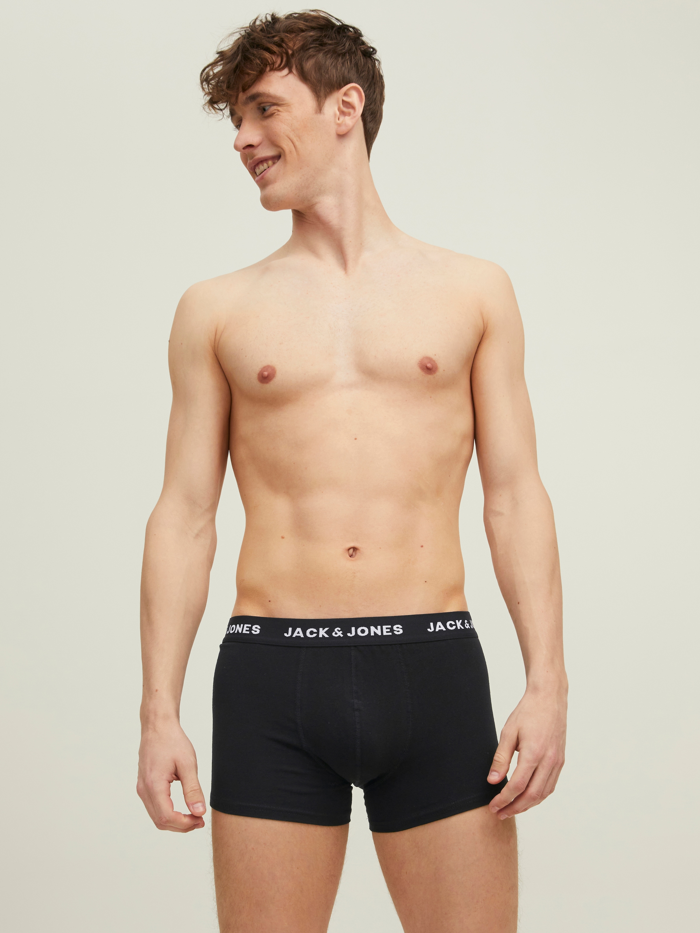 Jack & Jones Boxershorts »JACFLOWER Microfiber mit Logobund, Blumenprint und Stretchkomfort«, 10 Stk. eng anliegend, Microfaser, schnelltrocknend