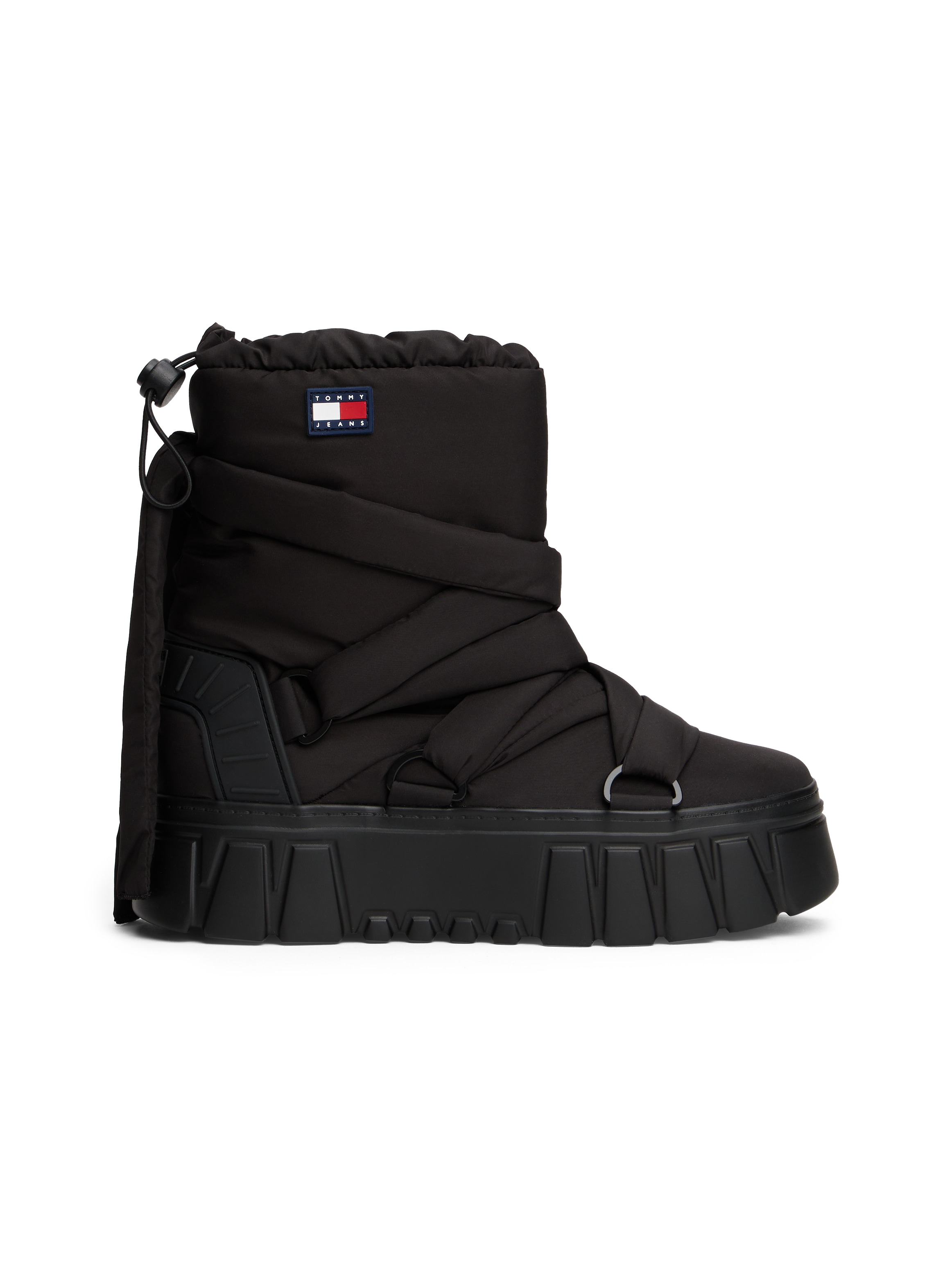 Tommy Jeans Snowboots »TJW CHUNKY SNOW BOOT NYLON«  , Plateau, Winterboots, Schneeschuh mit Schnellverschluss