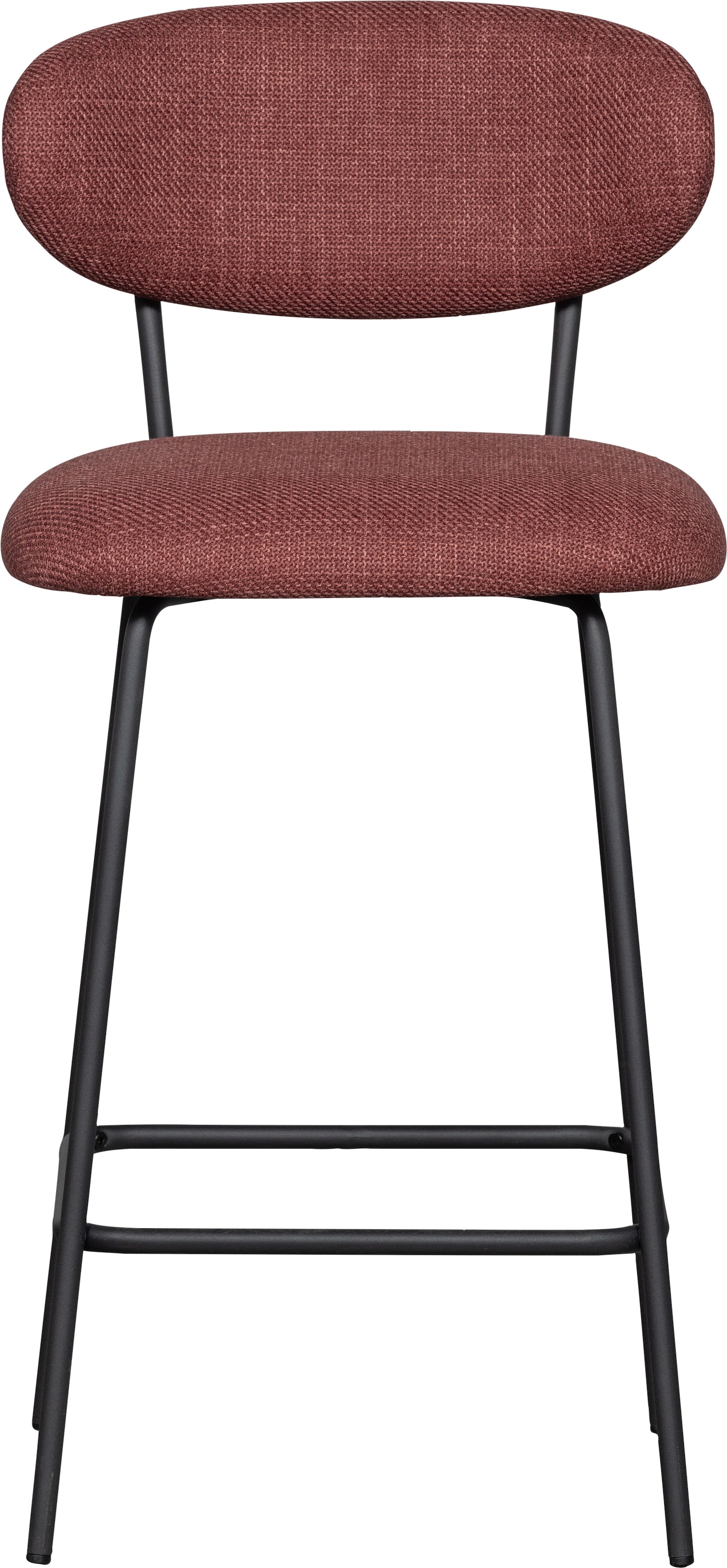 WOOOD Barhocker »Kjeld«, (2 St.), gepolstert mit gewebtem Stoff, Höhe 93 cm