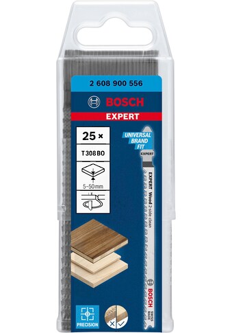 Bosch Professional Stichsägeblatt »EXPERT Wood 2-side clean-T 308 BO«, (Set, 25 St.) kaufen