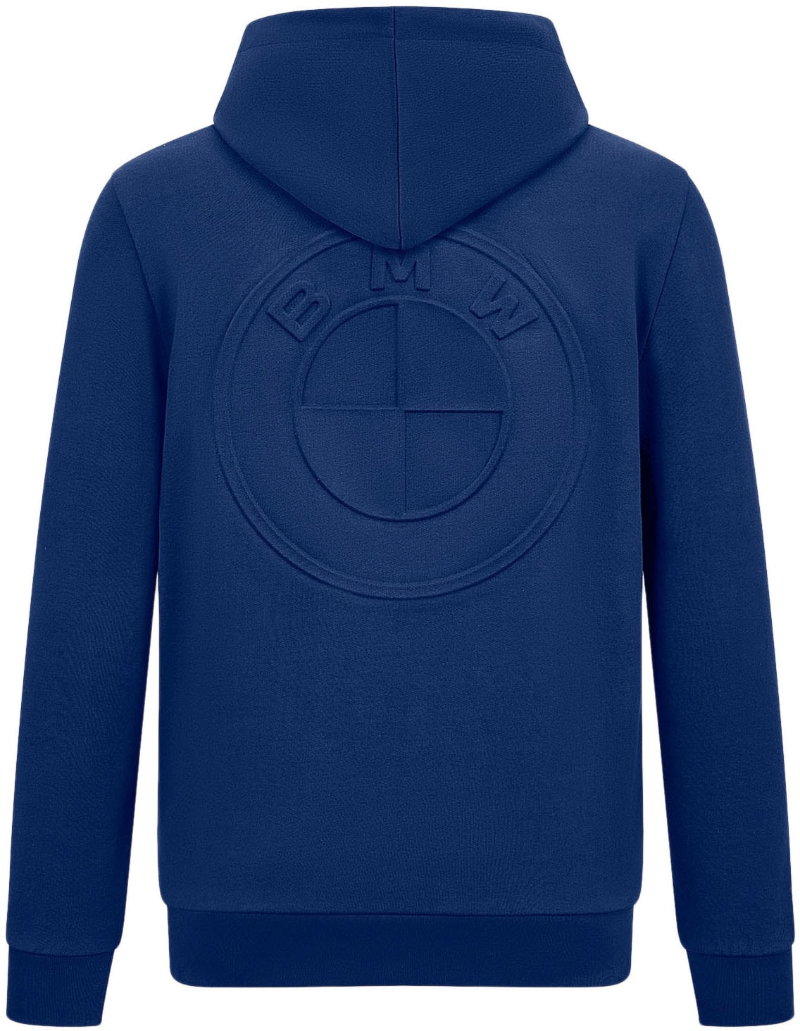 BMW Hoodie mit farbgleichem Logo auf der Rückseite