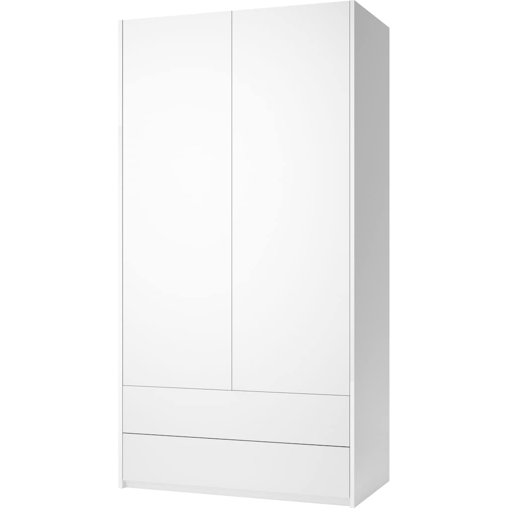 Müller SMALL LIVING Kleiderschrank »Modular Plus Variante 1«, Inklusive 2 geräumigen Schubladen