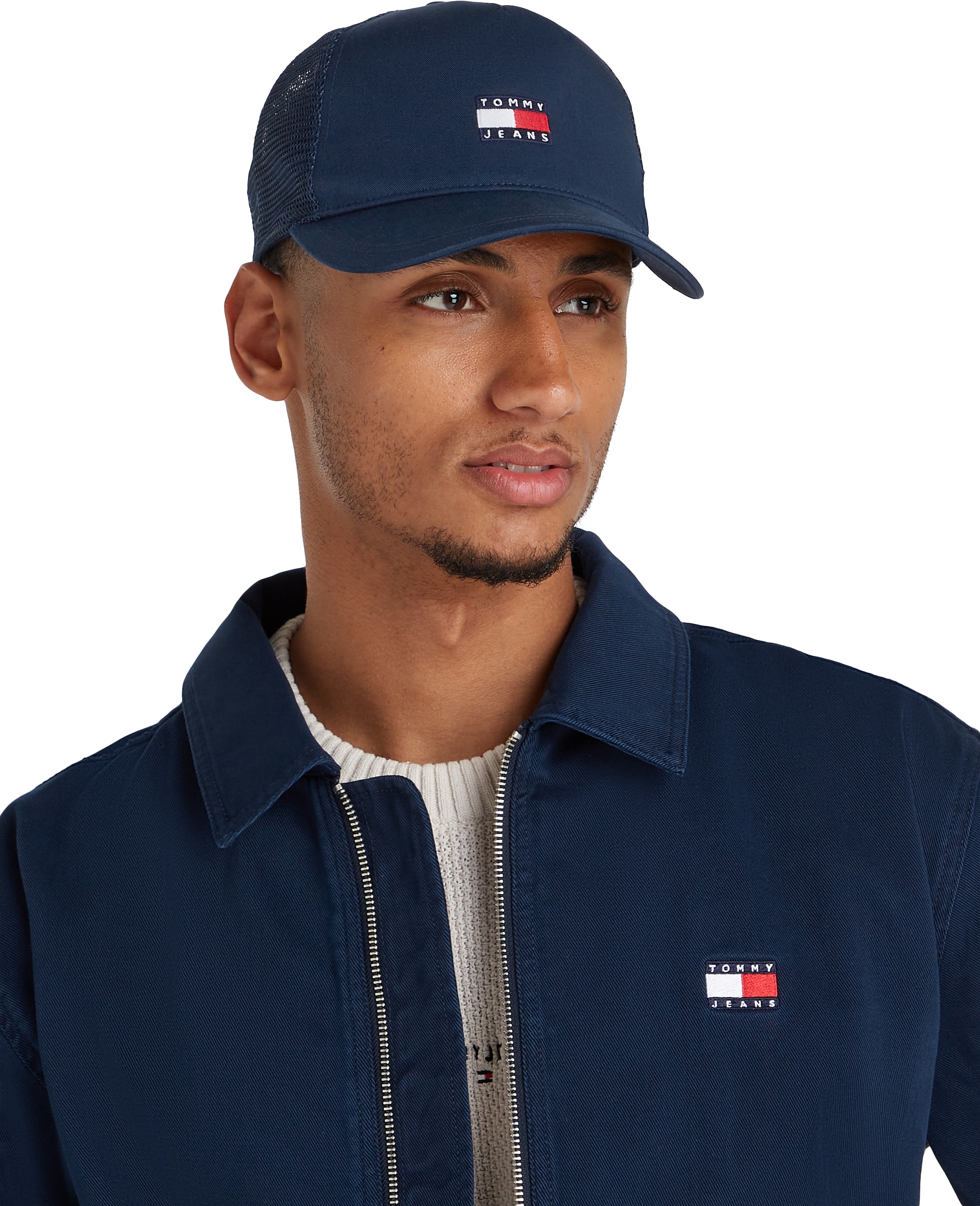 Tommy Jeans Baseball Cap »TJM HERITAGE TRUCKER CAP«, Mit festem Schirm