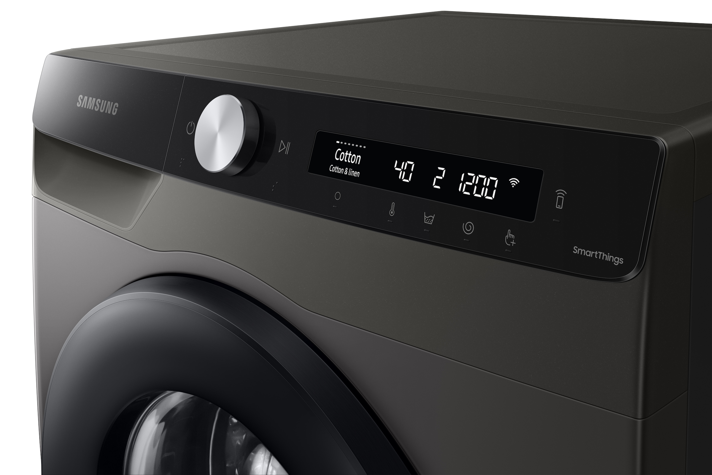 Samsung Waschmaschine WW5300T INOX »WW80T534AAXAS2« 8 kg 1400 U/min WiFi SmartControl