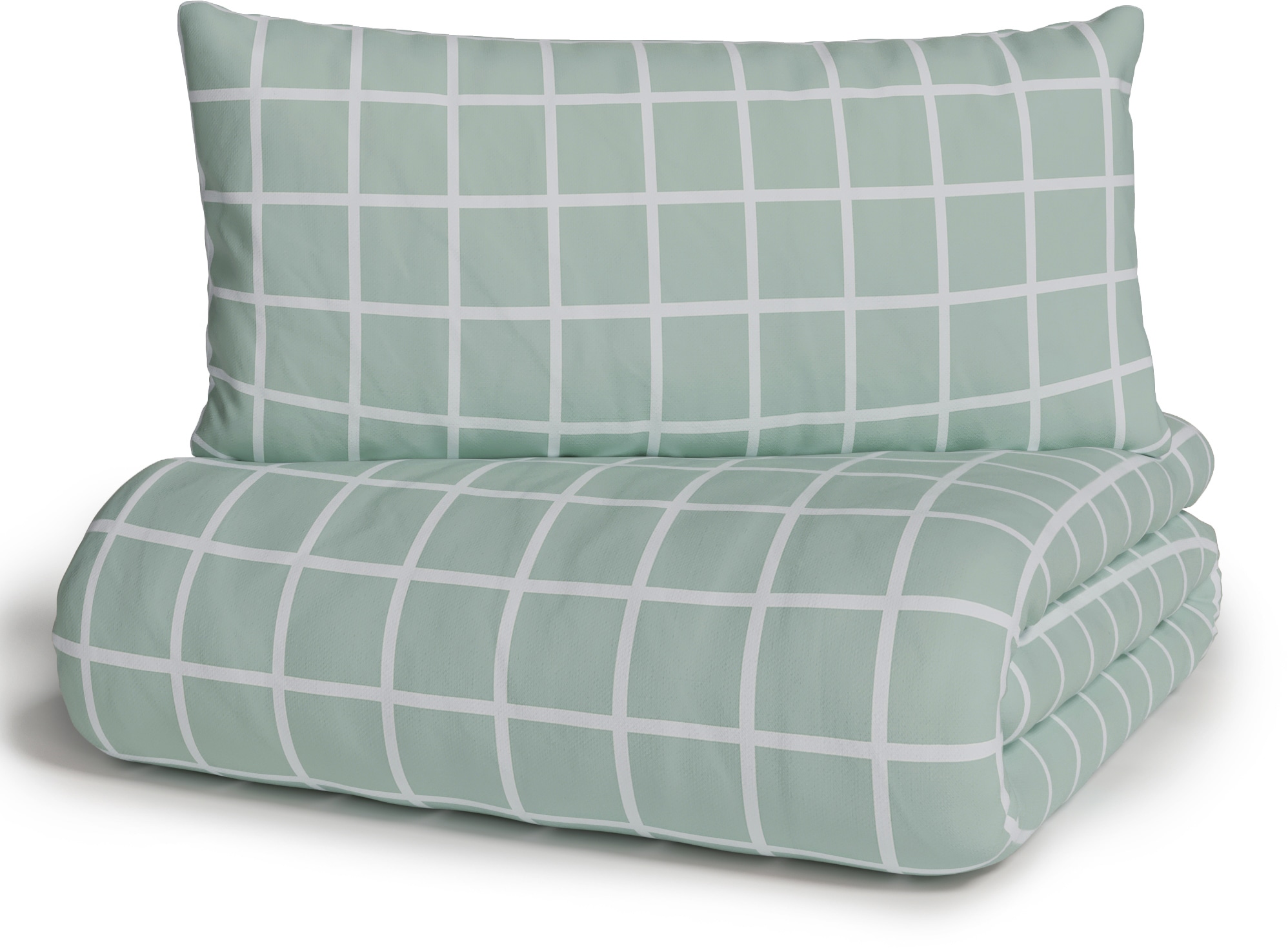 OTTO home »Eemil« 2 Stk. karierte Bettwäsche, 100% Baumwolle, ab Gr. 135x200 cm