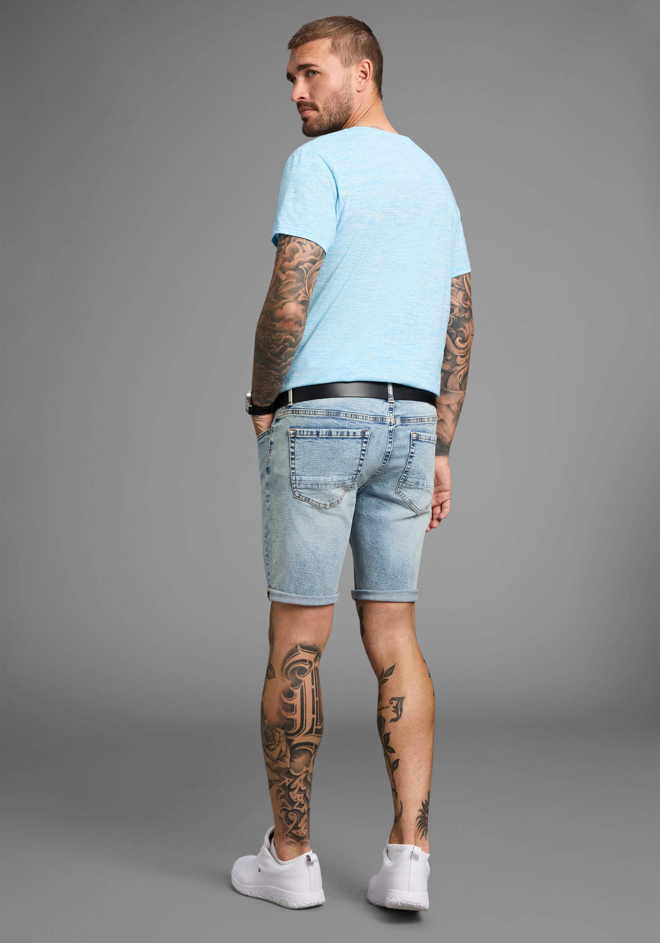 Bruno Banani Jeansshorts »Hutch-Shorts«, niedrige Leibhöhe