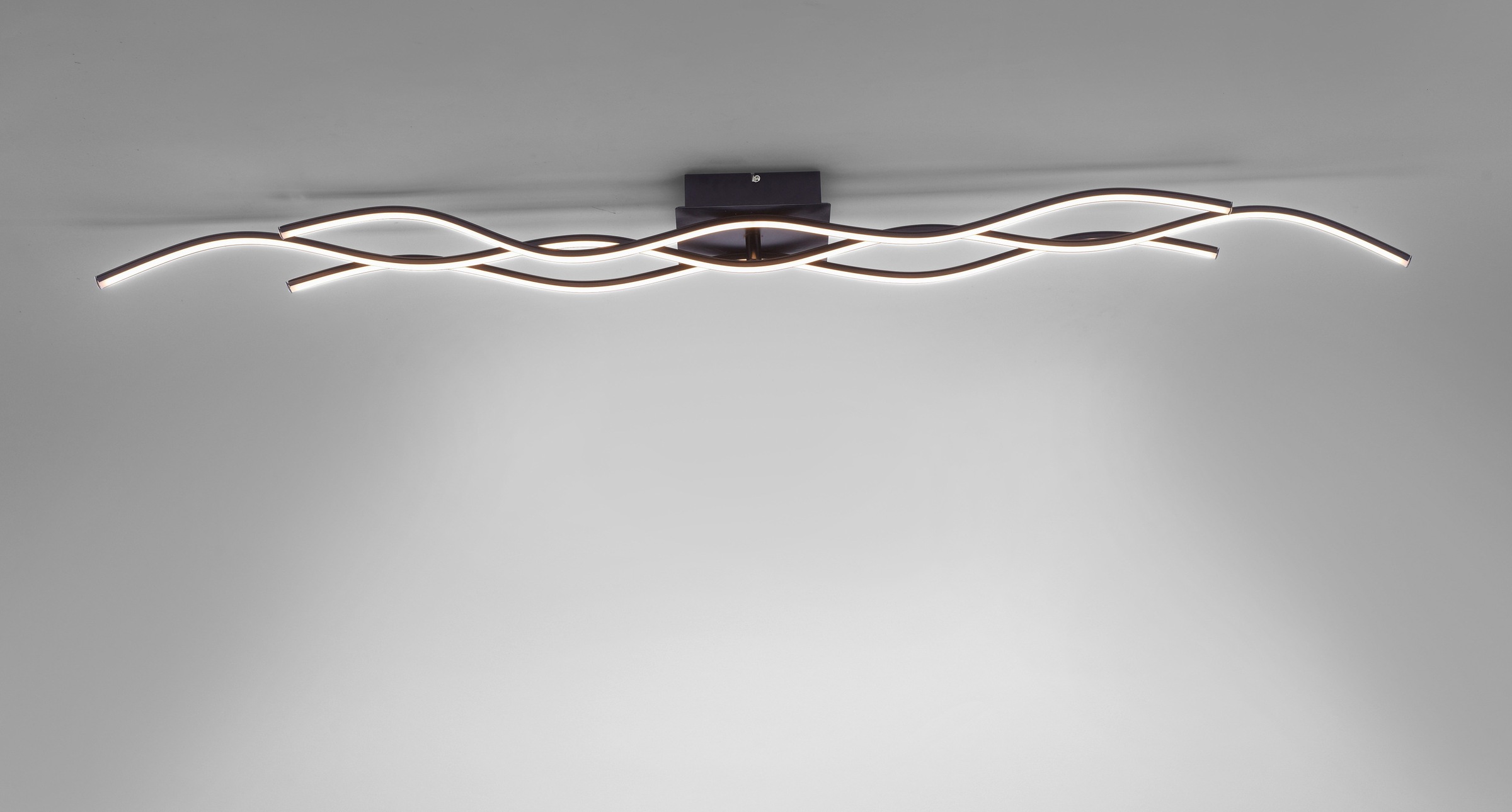 JUST LIGHT Deckenleuchte »WAVE« LED-Board 1 Stk. Warmweiß Deckenlampe