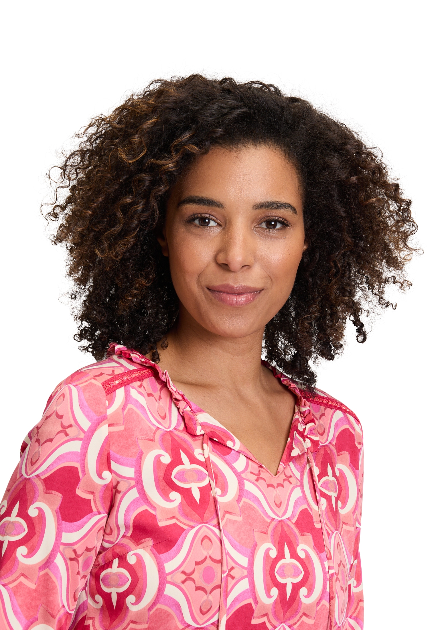 Cartoon Klassische Bluse »Casual-Bluse mit Rüschen«