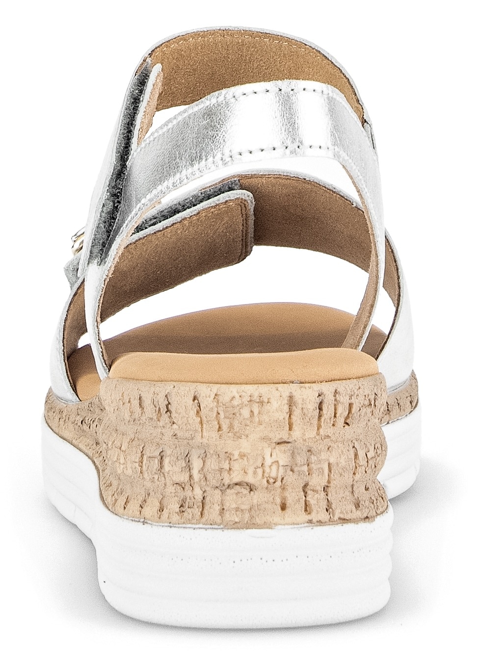 Gabor Sandalette »GENUA«, Keilabsatz, Sommerschuh, Sandale mit Klettverschlüssen, Weite G