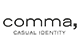 comma casual identity